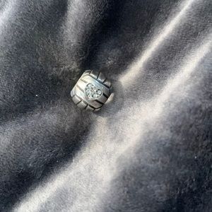 Volleyball Charm for Pandora bracelet w heart